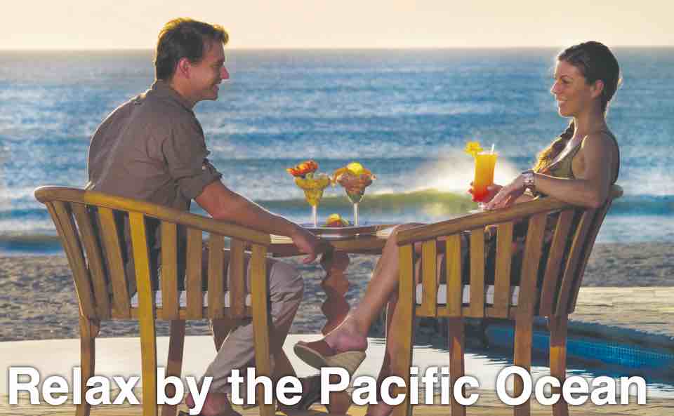 Relax by the Pacific Ocean